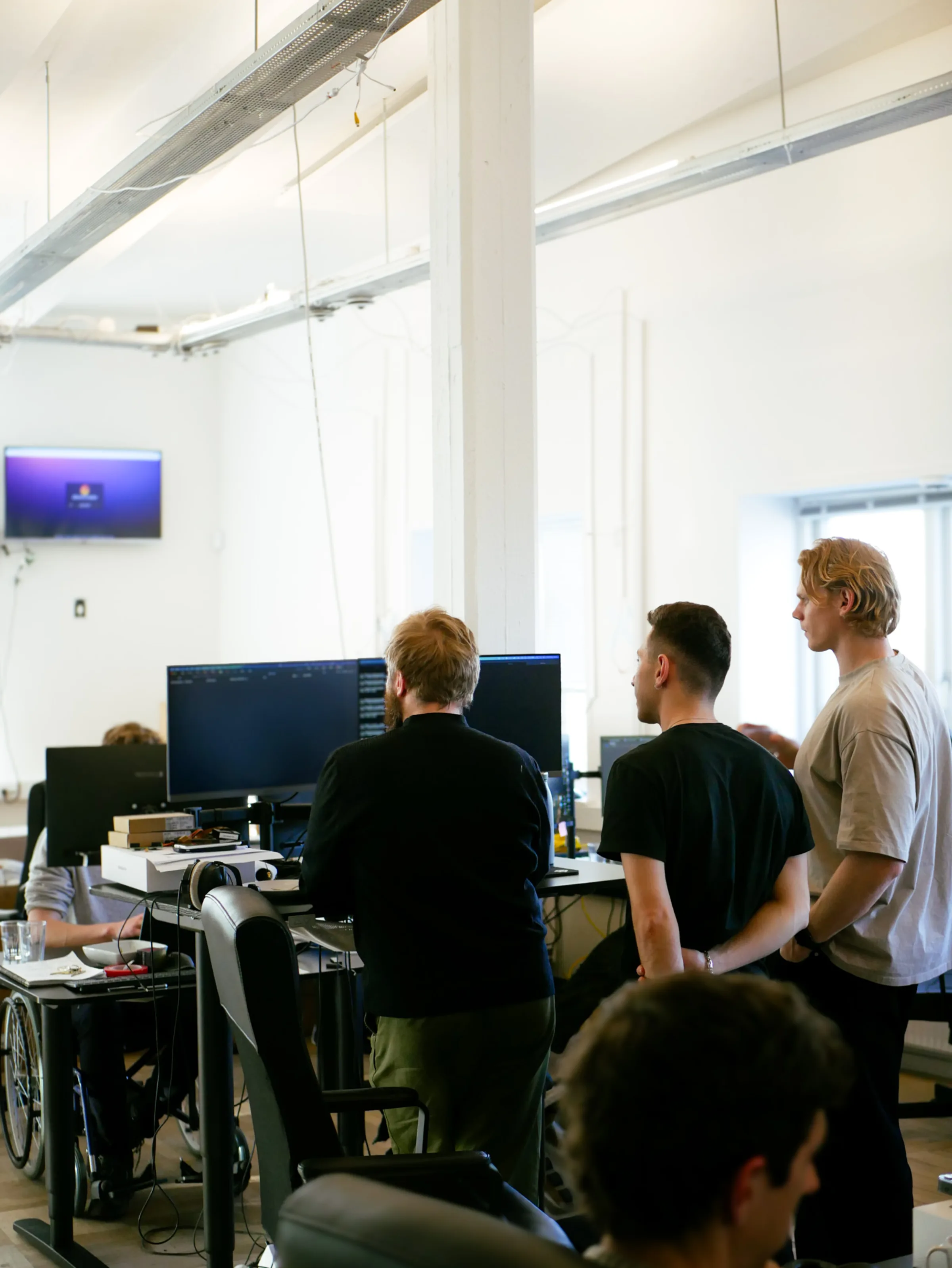Teton engineers at work in the Copenhagen office